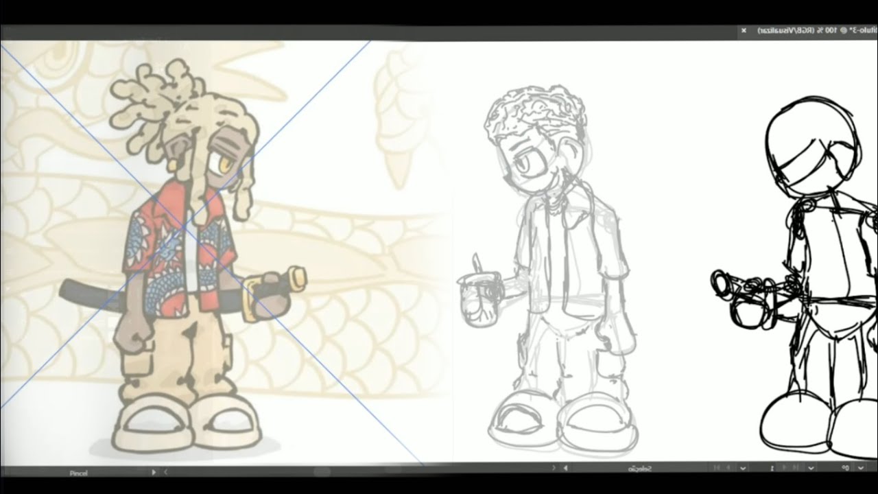 DRAWING: COPYING AN ART FROM PINTEREST - YouTube