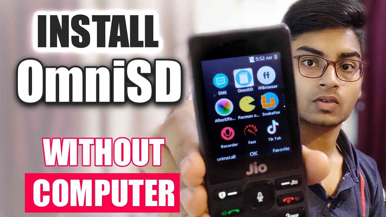 How to Install OmniSD in Jio Phone without PC  Without Computer Method