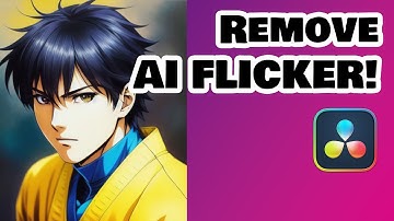 Remove AI video flicker using DaVinci Resolve Studio