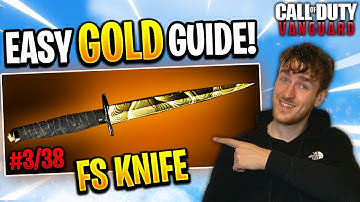 HOW TO GET GOLD FS KNIFE FAST!🧐 Vanguard Atomic Camo Guide! #3/38