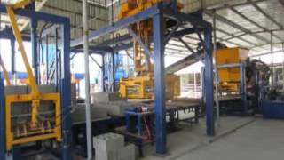Automatic Concrete Block Production line in Saudi