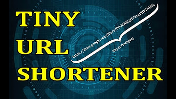 Shortening URLs using Tiny.cc
