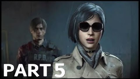 RESIDENT EVIL 2 REMAKE Walkthrough Gameplay Part 5 - ADA WONG (LEON)