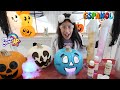 Experiencia de Halloween con hielo seco | Maria Clara y JP