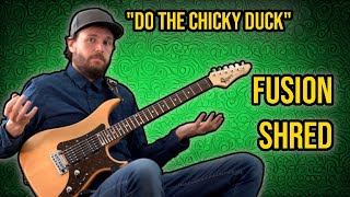 FUSION SHRED IMPROV - "Do The Chicky Duck" (Alex Hutchings JTC track)