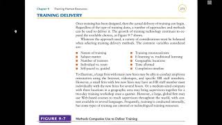 HRM 502 Chapter 9 Training