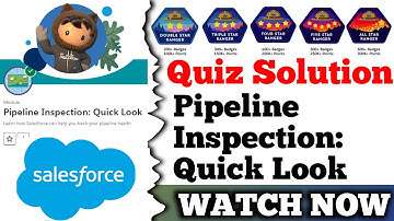 Pipeline Inspection: Quick Look | Salesforce Trailhead | Get to Know Pipeline Inspection