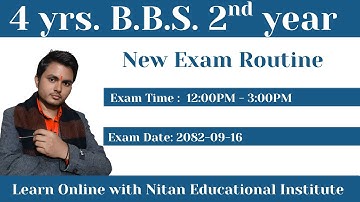 বিবিএস ২য় বর্ষ পরীক্ষার রুটিন ২০৮২ | বিবিএস ৪র্থ বর্ষ পরীক্ষার রুটিন | সম্পূর্ণ পরীক্ষার সময়সূচী এবং বিস্তারিত তথ্য