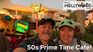 Hollywood Studios 50s Prime Time Cafe! | Alien Swirling Saucers! | Walt Disney World!