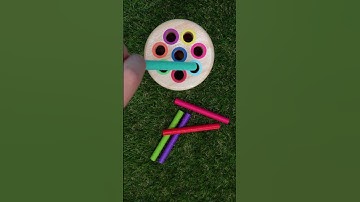 Color Matching Game for Babies! Where Do the Rainbow Sticks Go? 🟥🟩🟦 #cocomelon #shorts #games