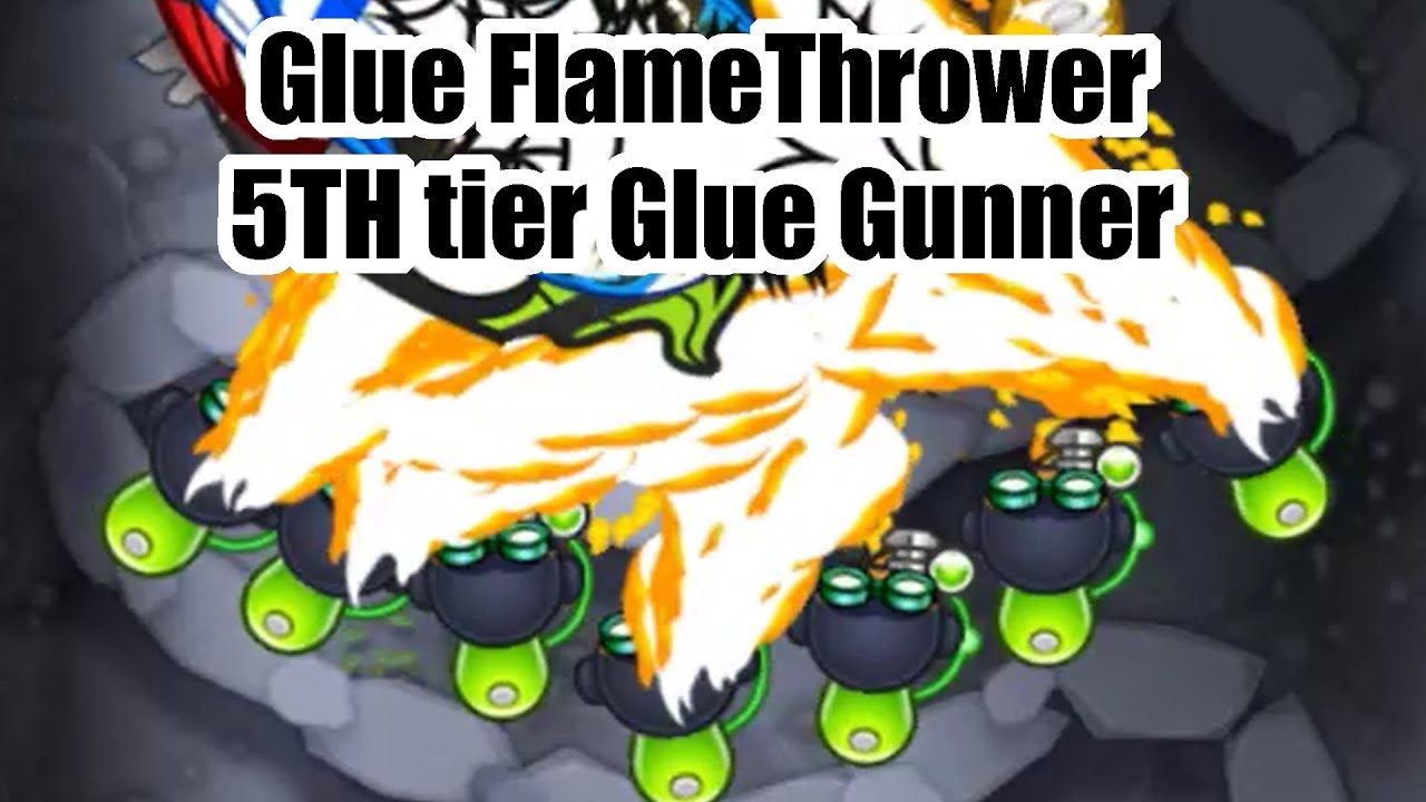 5TH Tier Glue Gunner BTD Battles Mod YouTube