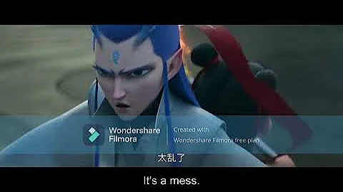 nezha & ao bing vs dragons