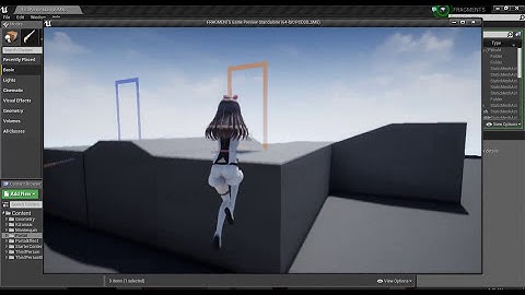 [Unreal Engine 4.15.1] Portal and MMD model import demo (Featuring Kizuna Ai MMD model)
