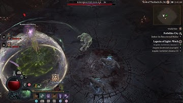 [Diablo IV] Druid riding an invisible bike