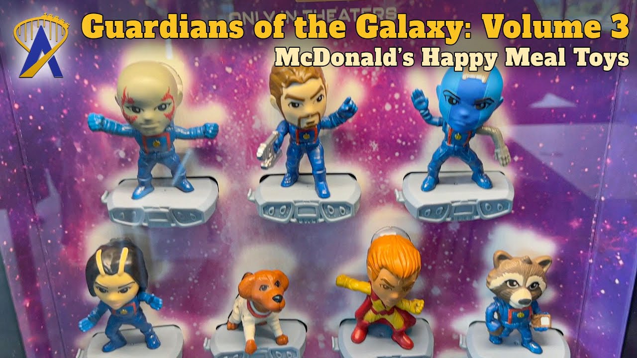 Guardians of the Galaxy Volume 3 McDonald's Happy Meal Toys YouTube