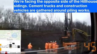 Onboard Cl 185 Mirfield To Huddersfield Tru Works & Heaton Lodge Junction