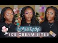 NEW! COLOURPOP ICE CREAM BITES COLLECTION 🍨 |  Review + Demo | JaiDoesIt