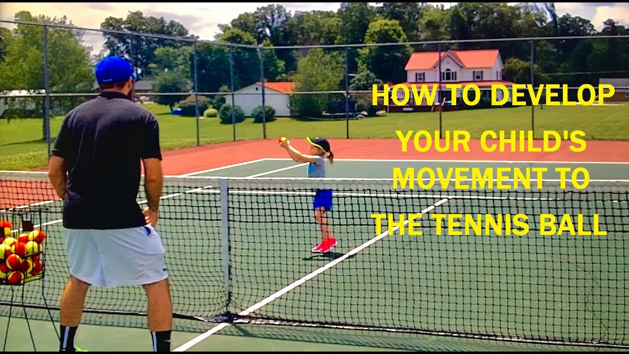 Tennis Footwork Drills for kids 36 years old Early Stage Tennis Movement Development YouTube