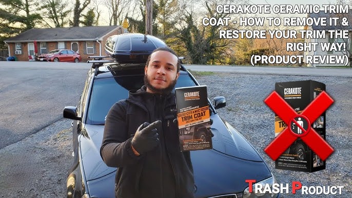 Have Old/Ugly Black Plastic Trim on Your Vehicle? Cerakote Ceramic Trim  Coat Restoration Kit Review 