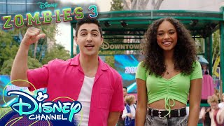 Chandler and Trevor SURPRISE fans at ZOM-BEATZ Bash! | ZOMBIES 3 | @disneychannel