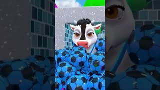 Long Slide Game with Cow Elephant Gorilla Hippopotamus Tiger 3d Animal Game Funny 3d Animals