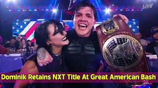 Dominik Mysterio Retains WWE NXT North American Title At Great American Bash