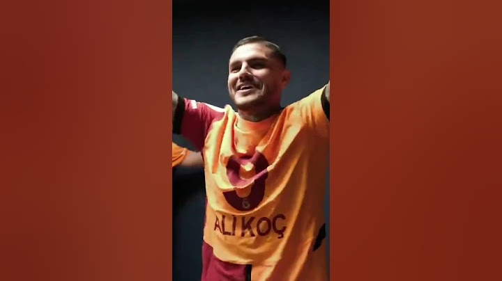 Mauro Icardi maç sonu Ali Koç yazılı forma ile Fener ağlama müziğine eşlik etti. (GS YouTube Katıl)