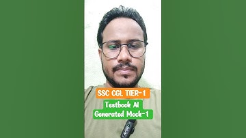 SSC CGL TIER-1🎯 Testbook AI Generated Mock-1✅ Marks-165🔥#shorts #ssc #trending #viral #ytshorts