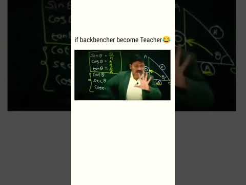 IF BACKBENCHER BECOME TEACHER 😎| MATH TRICKS | SIN,COS,TAN |