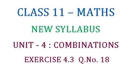 Class 11 Maths Unit 4 : Solved Problems in Exercise 4. 3 Part 8