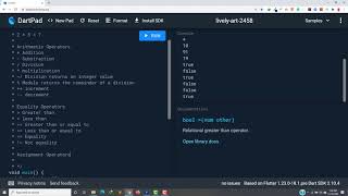 Dart Programming: 3. Operators Part 1