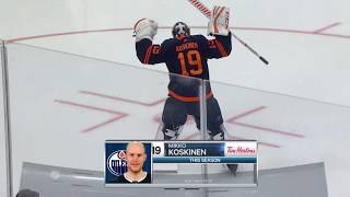 Mikko Koskinen shutout vs New Jersey