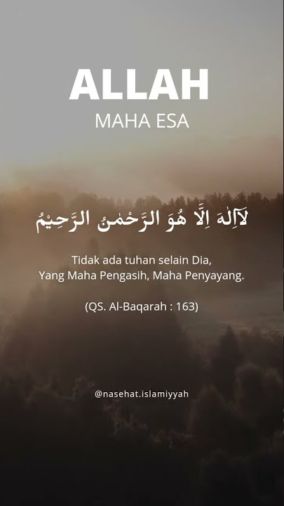 tuhan maha esa