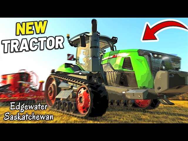 💰 BUYING OUR SUPER EXPENSIVE TRACTOR 💰 | Edgewater INTERACTIVE | Farming Simulator 22 - Episode 14 class=