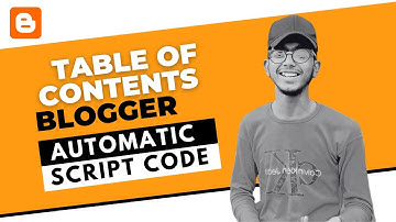 How to add Automatic Table of Contents in Blogger | Insert TOC in Blogger