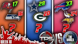 2022 NFL Week 10 PICKS, PREDICTIONS \& PRIZES! TPS vs THE WORLD!!!