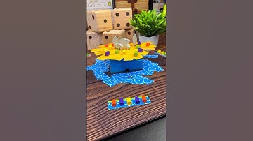 Rafter Five a tiny balancing game with a big fun factor! #boardgames