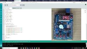 Arduino Uno Based Alarm Clock Part 2. Lets Learn How To Drive The Display.