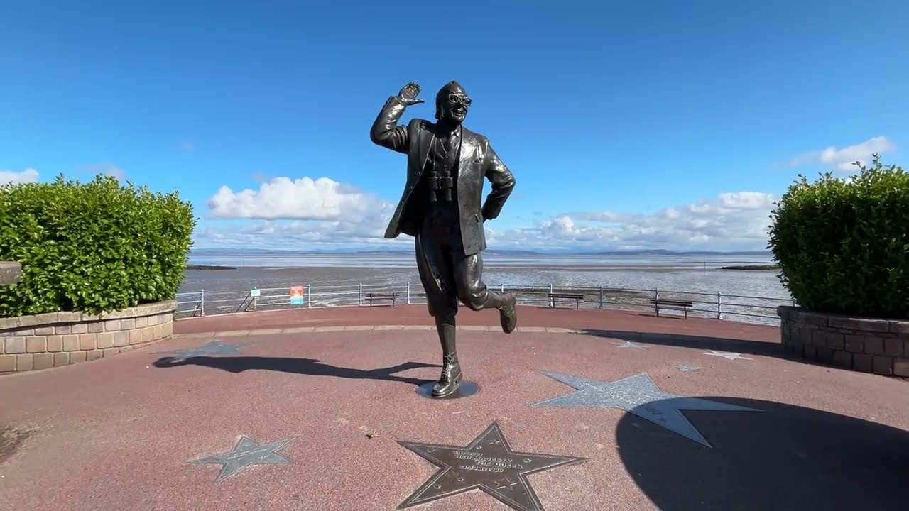 Eric Morecambe Statue - Kents Bank Holiday Cottage