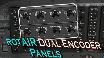 MSFS rotAIR by SimFlight Services: dual encoder modules MSFS P3D and More!