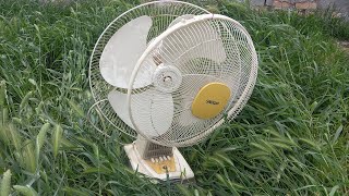 full Restoration & Repair Table Fan  \\  Fan lubrication