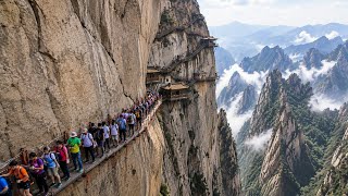 Top 8 Most Dangerous Cliff Structures in China That Seem to Defy the Laws of Physics