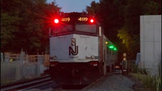 Njt 4119 At Lyndhurst With A Very Friendly Engineer & One Other Train - 8202022