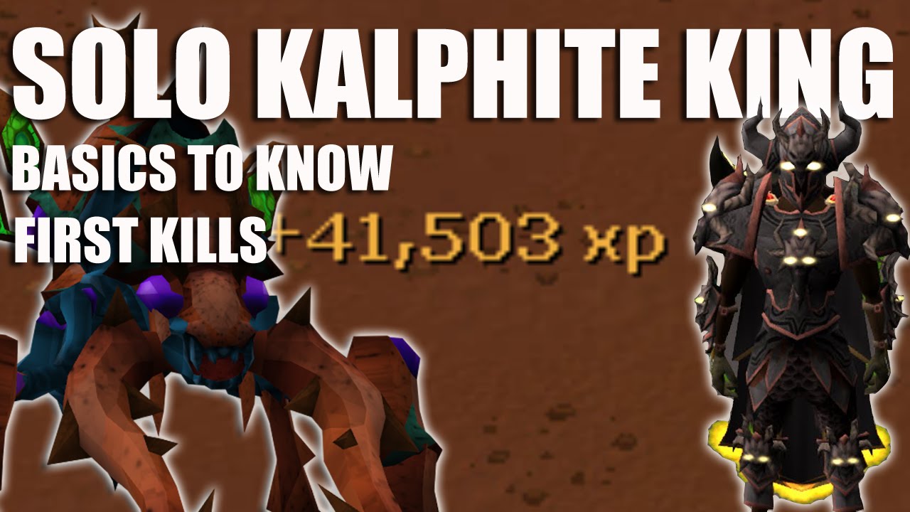 Runescape Solo Kalphite King YouTube