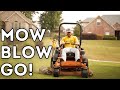 Mowing Lawns in RICH Neighborhoods! (Visit to Augusta Lawn Care in Arkansas and Tennessee)