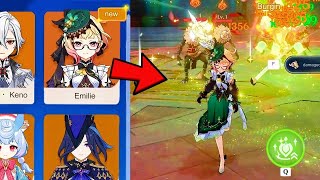 Too Stronge! EMILIE KIT, GAMEPLAY, TALENTS, CHARACTER CONSTELLATION DETAILS - Genshin Impact