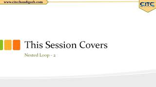 JS Nested Loop  Part -2 Video Tutorials