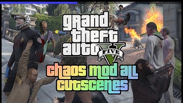 GTA V - All Cutscenes Destroyed with Chaos Mod & Rainbomizer