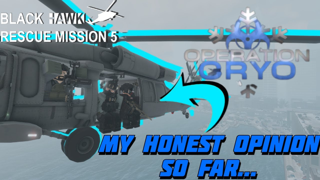 Operation Cryo ZOMBIES MODE REVIEW | Blackhawk Rescue Mission 5 | Roblox