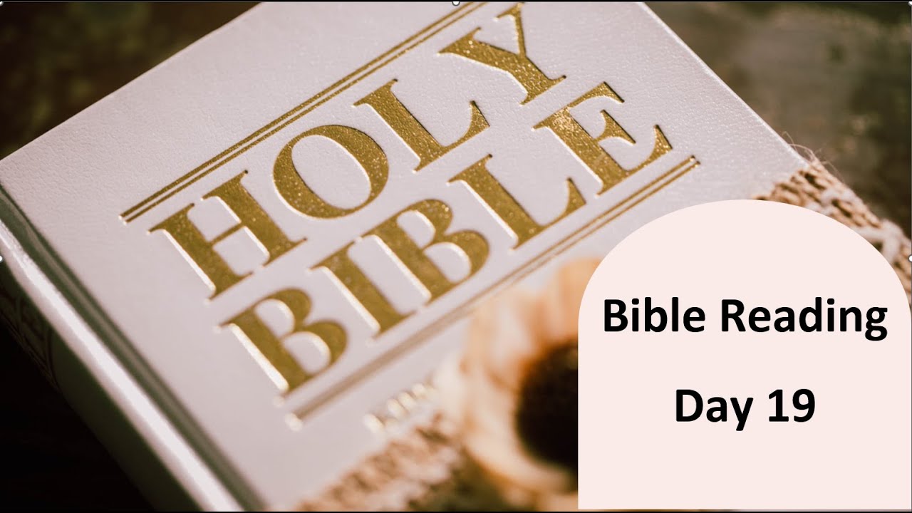 Bible Reading Day 19 - YouTube